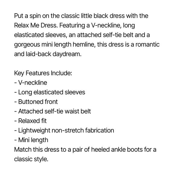 CCX City Chic Black Button Down Long Sleeve Relax Me Dress 14 NWT - Picture 5 of 7